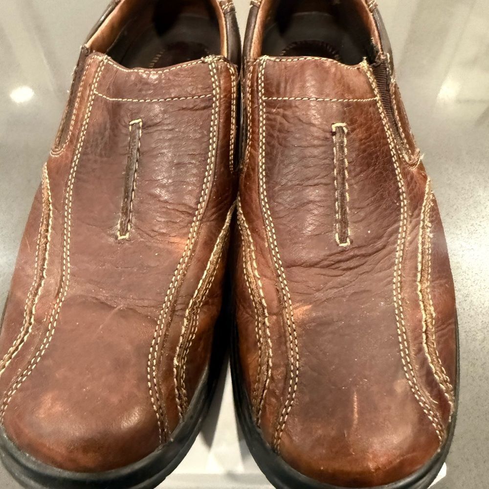 Johnston & Murphy Brown Leather Loafers 10 M - Picture 3 of 6